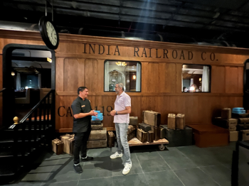 Ateet Ahuja with Chef Mukesh at Hyatt Ziva Cap Cana discussing authentic Indian cuisine for destination weddings. Ateet Ahuja with Chef Mukesh at Hyatt Ziva Cap Cana discussing authentic Indian cuisine for destination weddings.