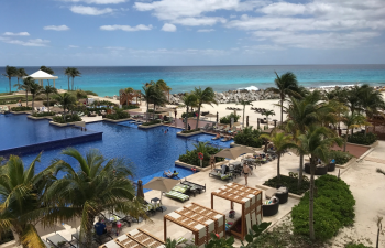 Hyatt Ziva Cancun overlooking the Caribbean Sea, a luxury beachfront resort for Indian weddings in Cancun. Hyatt Ziva Cancun overlooking the Caribbean Sea, a luxury beachfront resort for Indian weddings in Cancun.